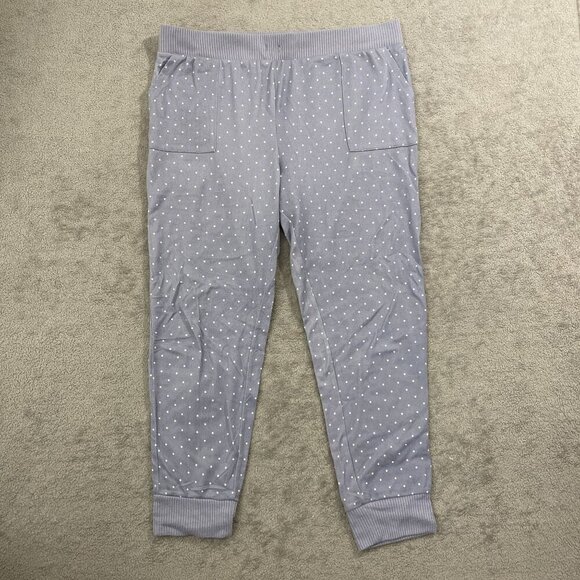 NWOT Honeydew Womens XXL Blue Polka Dot Pajama Set With Long Sleeves & Pants - Picture 3 of 6